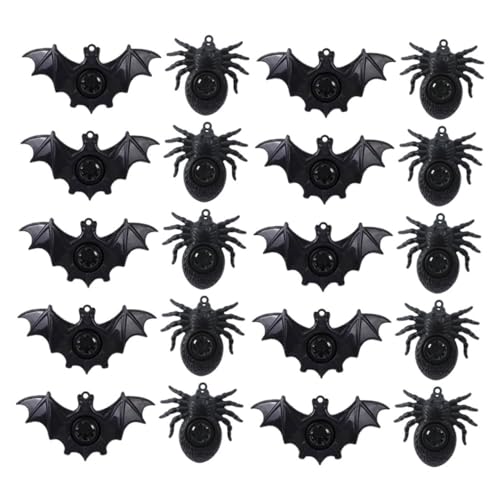 HOOTNEE 20 Stück Pfeifenspielzeug Für Halloween, Kinder Halloweenpfeife, Süße Fledermauspfeife, Halloween Spinnenpfeifen, Halloween Pfeifenspielzeug, Halloween Partypfeife, Spinnenpfeife HOOTNEE 20 Stück Pfeifenspielzeug Für Halloween, Kinder Halloweenpfeife, Süße Fledermauspfeife, Halloween Spinnenpfeifen, Halloween Pfeifenspielzeug, Halloween Partypfeife, Spinnenpfeife von HOOTNEE