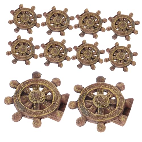 HOOTNEE 20stücke Teiliges Miniatur Schiffsruder Im Mediterranen Stil Aus Langlebigem Resin Für Sandtische Und Puppenhäuser Kreative Sandspielzeug-Dekoration von HOOTNEE