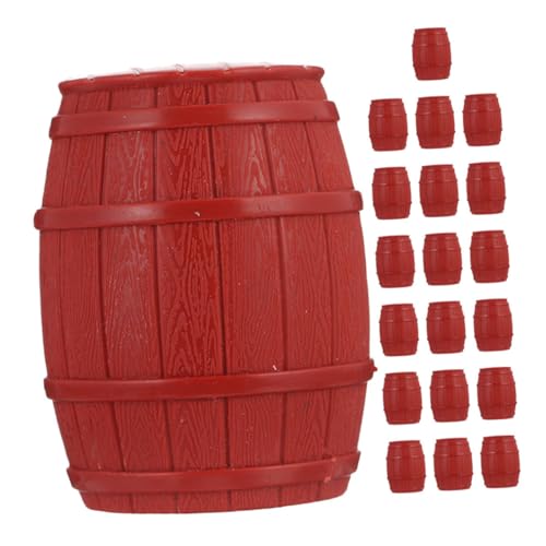 HOOTNEE 20 Stück Teiliges Abnehmbarer Piratenfässer Modelle aus PVC für Miniaturszenen Sandtisch Zubehör und DIY Dekoration für Fotografie und Kreative Gestaltung von HOOTNEE