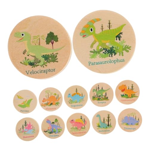 HOOTNEE 24 Stück Dinosaurier-Gedächtnisschach Speicherpassungsspiel Dinosaurier-Spiel Kleinkind-Matching-Spiel Dinosaurier-Reisetöpfchen-Toilette Dinosaurier-Puzzle für Holz HOOTNEE 24 Stück Dinosaurier-Gedächtnisschach Speicherpassungsspiel Dinosaurier-Spiel Kleinkind-Matching-Spiel Dinosaurier-Reisetöpfchen-Toilette Dinosaurier-Puzzle für Holz von HOOTNEE