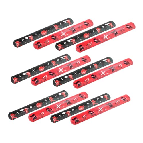 HOOTNEE 24 Stück Teiliges Ninja Slap Armband Glatte Oberfläche Kinderfreundlich mit Abgerundeten Kanten Leichtes Festival Accessoire für Mädchen als oder Party Mitgebsel HOOTNEE 24 Stück Teiliges Ninja Slap Armband Glatte Oberfläche Kinderfreundlich mit Abgerundeten Kanten Leichtes Festival Accessoire für Mädchen als oder Party Mitgebsel von HOOTNEE