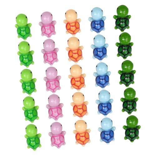 HOOTNEE 25 Stück Kleine Schildkrötenpuppe, Schildkrötenfigur, Mini Tiere Zum Verstecken, Harztiere, Winzige Tierfiguren, Winzige Schildkröten, Harzspielzeugschildkröte, Winzige HOOTNEE 25 Stück Kleine Schildkrötenpuppe, Schildkrötenfigur, Mini Tiere Zum Verstecken, Harztiere, Winzige Tierfiguren, Winzige Schildkröten, Harzspielzeugschildkröte, Winzige von HOOTNEE
