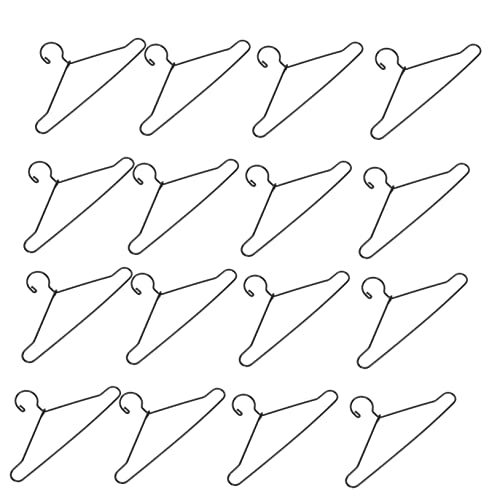 HOOTNEE 25Stücke Mini Puppen Kleiderbügel Metall Hängende Rack für Puppenmode im Dollhouse für Aufbewahrung und Organisation von Puppenkleidung HOOTNEE 25Stücke Mini Puppen Kleiderbügel Metall Hängende Rack für Puppenmode im Dollhouse für Aufbewahrung und Organisation von Puppenkleidung von HOOTNEE