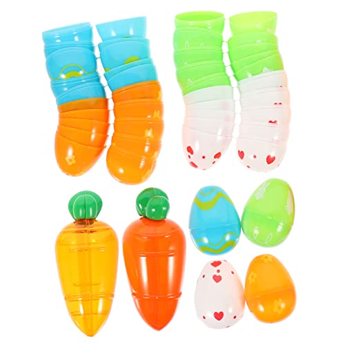 HOOTNEE 28 Teiliges Osterei Spielzeug, Eier Dekorations Set, Befüllbare Eier, Karottenförmige Behälter, Karottenförmige Bonbonschachteln, Eier, Bonbonschachteln HOOTNEE 28 Teiliges Osterei Spielzeug, Eier Dekorations Set, Befüllbare Eier, Karottenförmige Behälter, Karottenförmige Bonbonschachteln, Eier, Bonbonschachteln von HOOTNEE