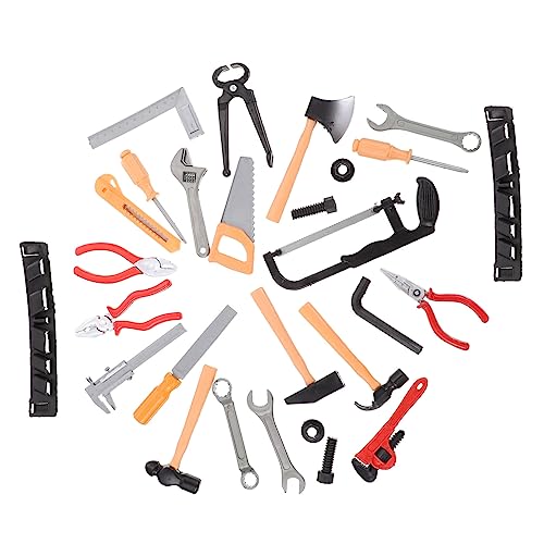 HOOTNEE 2er Set Werkzeugspielzeug Reparaturset Für Rollenspiele Sicheres DIY Für Jungen Und ädchen Ideal Für Kreative Spielstunden Und Frühkindliches Lernen von HOOTNEE