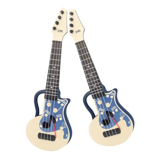 HOOTNEE 2st Kinder Gitarre Pädagogische Ukulele Für Kinder Geschenke Für Kinder Babygeschenke Anfänger-Ukulele Ukulele-Geschenk Für Kinder Gitarren Musik Nylon Kleinkind Spielzeug von HOOTNEE