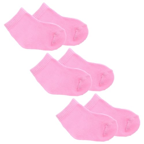 HOOTNEE 3 Paare Puppensocken Einfarbige für Puppen Wiederverwendbares Puppenzubehör für Kreative Rollenspiele und Puppenfotografie HOOTNEE 3 Paare Puppensocken Einfarbige für Puppen Wiederverwendbares Puppenzubehör für Kreative Rollenspiele und Puppenfotografie von HOOTNEE