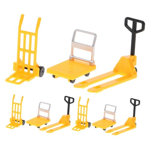 HOOTNEE 3 Sets Miniaturmodell, Spielzeugauto, Konstruktionsgabelstaplermodell, Mikroplattformwagen, Gabelstapler, Ornamenthaus, Miniaturwerkzeuge, Holzfahrzeuge Und Verkehrszeichen, HOOTNEE 3 Sets Miniaturmodell, Spielzeugauto, Konstruktionsgabelstaplermodell, Mikroplattformwagen, Gabelstapler, Ornamenthaus, Miniaturwerkzeuge, Holzfahrzeuge Und Verkehrszeichen, von HOOTNEE