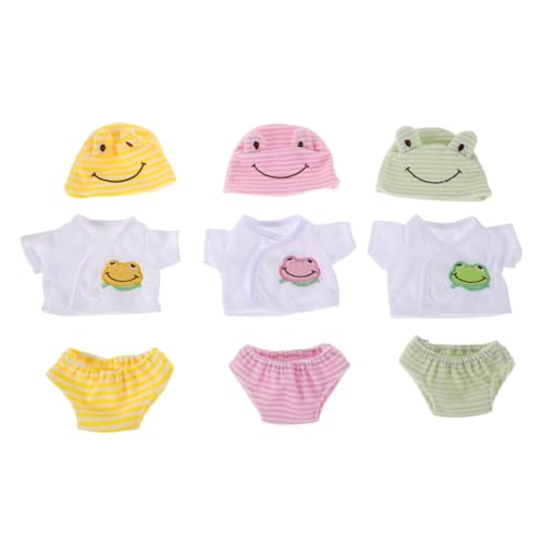 HOOTNEE 3 Sets Puppenkleidung Mädchen Shirt Basic Puppen T Shirt Zarte Puppendekoration Puppenbedarf Puppenspielzeug Outfit Puppenspielzeug Hose Accessoire Puppenoutfit Stofftier HOOTNEE 3 Sets Puppenkleidung Mädchen Shirt Basic Puppen T Shirt Zarte Puppendekoration Puppenbedarf Puppenspielzeug Outfit Puppenspielzeug Hose Accessoire Puppenoutfit Stofftier von HOOTNEE