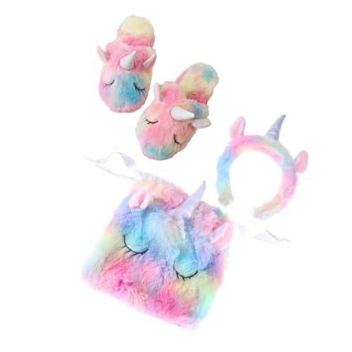 HOOTNEE 3 Stück 1 Satz Einhorn Elegante Wandteppiche Zubehör Für Küchenbedarf Fitnessspielzeug Plateaustiefel Schicke Dekoration Artikel Kettenhandtaschen Decke Tür Haken Kordelzug Plüsch von HOOTNEE