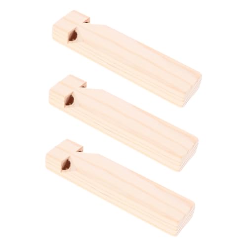 HOOTNEE 3 Stück Holz-zugpfeife: Zug-partygeschenke, Krachmacher, Orff-musikinstrumente Für Kinder, DIY-bemaltes Musikspielzeug Für Den Einsatz Zu Hause Und Im Klassenzimmer HOOTNEE 3 Stück Holz-zugpfeife: Zug-partygeschenke, Krachmacher, Orff-musikinstrumente Für Kinder, DIY-bemaltes Musikspielzeug Für Den Einsatz Zu Hause Und Im Klassenzimmer von HOOTNEE