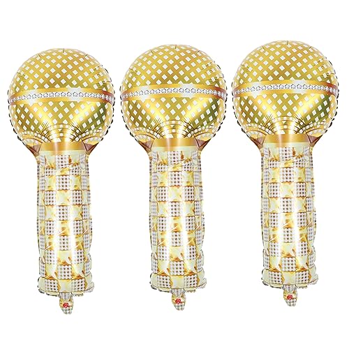 HOOTNEE 3 Stück Jahre Mikrofon Ballons Teiliges Aufblasbare Aluminiumfolie Partydeko Cosplay Requisiten für Musikfestival Motto Geburtstag HOOTNEE 3 Stück Jahre Mikrofon Ballons Teiliges Aufblasbare Aluminiumfolie Partydeko Cosplay Requisiten für Musikfestival Motto Geburtstag von HOOTNEE