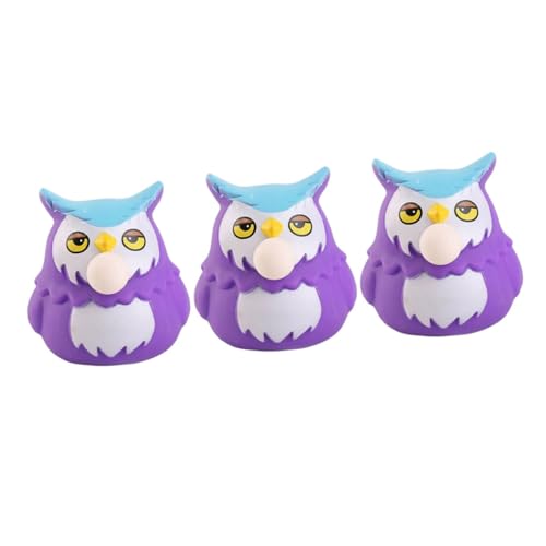 HOOTNEE 3 Stück Kneifmusik, Lustige Stressbälle, Neuartiges Quetschspielzeug, Dehnbares Spielzeug, Neuartiges Dehnbares Spielzeug, Eulen Quetschspielzeug, Lustiges Quetschspielzeug, HOOTNEE 3 Stück Kneifmusik, Lustige Stressbälle, Neuartiges Quetschspielzeug, Dehnbares Spielzeug, Neuartiges Dehnbares Spielzeug, Eulen Quetschspielzeug, Lustiges Quetschspielzeug, von HOOTNEE