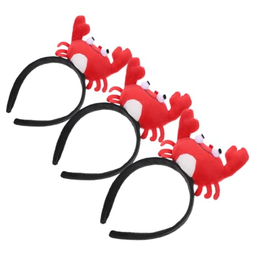 HOOTNEE 3 Stück Krabben Simulations Haarband Lustige Stirnbänder Für Frauen Stofftier Partyhüte Cartoon Haarreifen Halloween Stirnband Tierhaarbänder Stofftier Stirnband Haar HOOTNEE 3 Stück Krabben Simulations Haarband Lustige Stirnbänder Für Frauen Stofftier Partyhüte Cartoon Haarreifen Halloween Stirnband Tierhaarbänder Stofftier Stirnband Haar von HOOTNEE