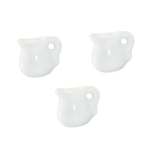 HOOTNEE 3 Stück Milchkrüge aus Keramik Teiliges Puppenhaus Zubehör für Esszimmer Miniaturmöbel und DIY Projekte Realistische Details für Kreative Deko HOOTNEE 3 Stück Milchkrüge aus Keramik Teiliges Puppenhaus Zubehör für Esszimmer Miniaturmöbel und DIY Projekte Realistische Details für Kreative Deko von HOOTNEE