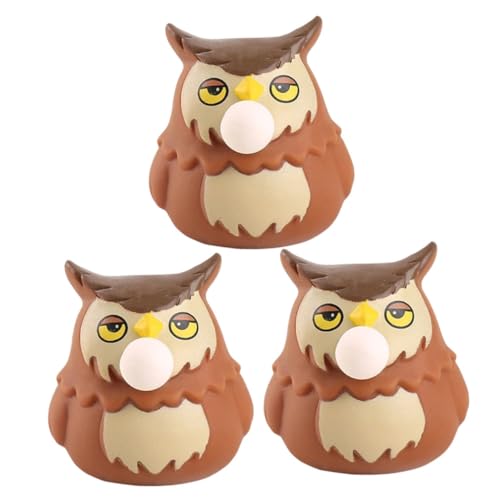HOOTNEE 3 Stück Pinch Musik Spielzeug Zur Linderung Von Wut Wiederverwendbares Eulen Spielzeug Eule Lustiges Schweine Spielzeug Kleines Quetschspielzeug Eule Kuchendeckel HOOTNEE 3 Stück Pinch Musik Spielzeug Zur Linderung Von Wut Wiederverwendbares Eulen Spielzeug Eule Lustiges Schweine Spielzeug Kleines Quetschspielzeug Eule Kuchendeckel von HOOTNEE