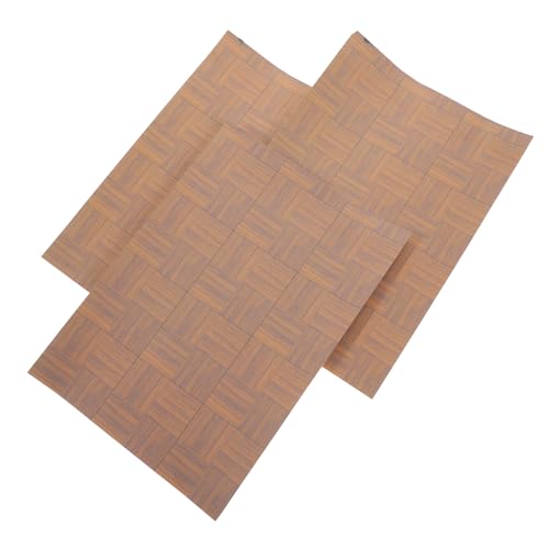 HOOTNEE 3stücke Selbstklebende Miniaturbodenaufkleber Für Puppenhäuser Dekorative Holzoptik Bodenpapier Für Küche Bad Wohnzimmer Und Schlafzimmer Maßstab HOOTNEE 3stücke Selbstklebende Miniaturbodenaufkleber Für Puppenhäuser Dekorative Holzoptik Bodenpapier Für Küche Bad Wohnzimmer Und Schlafzimmer Maßstab von HOOTNEE