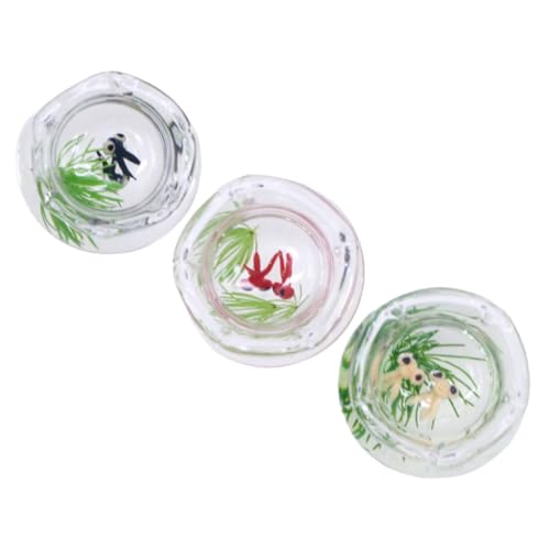 HOOTNEE Miniatur-Aquarium-Modell Für Spielzeug Fischglas- Glas-Aquarium-Set Mini- -zubehör Mini- -Dekoration von HOOTNEE