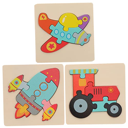 HOOTNEE 3 Stück Teiliges Holzpuzzle für Cartoon Formen Pädagogisches Hand Augen Koordination Lernspiel für Kleinkinder mit Bunten Motiven Zug Flugzeug HOOTNEE 3 Stück Teiliges Holzpuzzle für Cartoon Formen Pädagogisches Hand Augen Koordination Lernspiel für Kleinkinder mit Bunten Motiven Zug Flugzeug von HOOTNEE