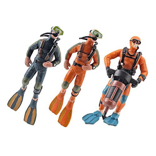 HOOTNEE 3 Stück Teiliges Mini Taucher Figuren Aquarium Dekoration Schwimmend Realistisch Langlebig Stilvolle Aquarien Deko für Fischliebhaber Tisch Sandlandschaft HOOTNEE 3 Stück Teiliges Mini Taucher Figuren Aquarium Dekoration Schwimmend Realistisch Langlebig Stilvolle Aquarien Deko für Fischliebhaber Tisch Sandlandschaft von HOOTNEE