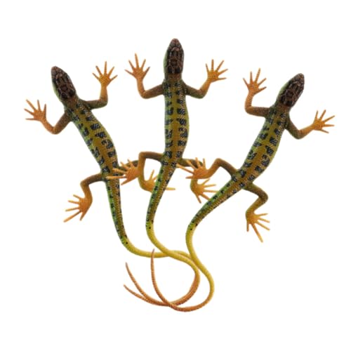 HOOTNEE 3 Stück Vierbeiniges Schlangenmodell Eidechsenmodell Tierfiguren Eidechsenfigur Gefälschtes Eidechsenspielzeug Eidechsenerkennungsmodell Kleine Eidechsenfiguren Eidechsenornament HOOTNEE 3 Stück Vierbeiniges Schlangenmodell Eidechsenmodell Tierfiguren Eidechsenfigur Gefälschtes Eidechsenspielzeug Eidechsenerkennungsmodell Kleine Eidechsenfiguren Eidechsenornament von HOOTNEE