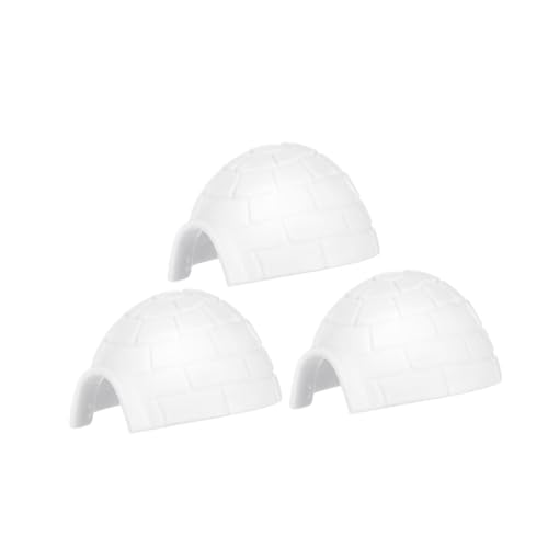 HOOTNEE 3 Stücke Iglu Modell Kleine Figuren Miniaturen Figuren Mini Miniatur Figuren Kleine Figuren HOOTNEE 3 Stücke Iglu Modell Kleine Figuren Miniaturen Figuren Mini Miniatur Figuren Kleine Figuren von HOOTNEE