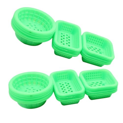 HOOTNEE 30 Stück Mini Lebensmittel Spielkörbe, Miniaturkörbe, Dekorationszubehör Für Szenen, Miniatur Hausornamente, Mini Hausornamente, Mini Körbe, Mini Puppenhaus Zubehör, Süßer Kleiner HOOTNEE 30 Stück Mini Lebensmittel Spielkörbe, Miniaturkörbe, Dekorationszubehör Für Szenen, Miniatur Hausornamente, Mini Hausornamente, Mini Körbe, Mini Puppenhaus Zubehör, Süßer Kleiner von HOOTNEE
