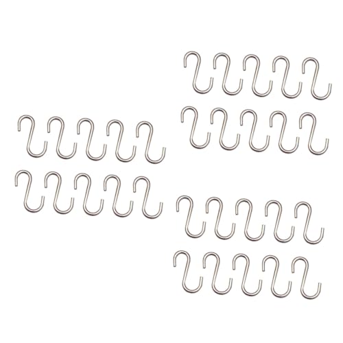 HOOTNEE 30 Stück Mini S Haken, Mini Puppenhauszubehör, S Haken, Spielzeug Miniaturzubehör, Kleiderschrank, Taschenhaken, Miniatur Puppenhaus Wandhaken, Puppenhaus Hardware, Mini HOOTNEE 30 Stück Mini S Haken, Mini Puppenhauszubehör, S Haken, Spielzeug Miniaturzubehör, Kleiderschrank, Taschenhaken, Miniatur Puppenhaus Wandhaken, Puppenhaus Hardware, Mini von HOOTNEE