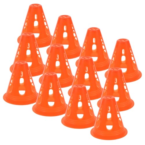 HOOTNEE 30 Stück Teiliges Kunststoff Trainingskegel für Rollschuhlauf Fußball Training Agility Marker Stabil und Langlebig für Sportübungen und Hindernisparcours HOOTNEE 30 Stück Teiliges Kunststoff Trainingskegel für Rollschuhlauf Fußball Training Agility Marker Stabil und Langlebig für Sportübungen und Hindernisparcours von HOOTNEE