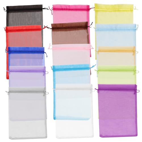 HOOTNEE 30Stücke Transparente Organzabeutel mit Kordelzug Geschenktüten für Hochzeiten Geburtstagsfeiern und Dekorative Verpackung für Süßigkeiten Snacks und Kleine HOOTNEE 30Stücke Transparente Organzabeutel mit Kordelzug Geschenktüten für Hochzeiten Geburtstagsfeiern und Dekorative Verpackung für Süßigkeiten Snacks und Kleine von HOOTNEE