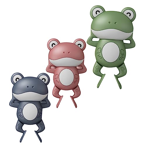 HOOTNEE 3Stücke Teiliges Badespielzeug Aufziehbare Schwimmfrosch Spielzeuge und Wasserspielzeug für Badewanne für Jahren HOOTNEE 3Stücke Teiliges Badespielzeug Aufziehbare Schwimmfrosch Spielzeuge und Wasserspielzeug für Badewanne für Jahren von HOOTNEE