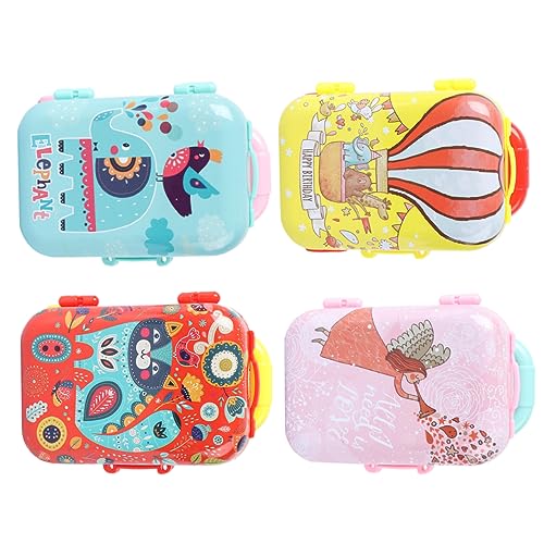 HOOTNEE 4 Stück Cartoon Trolley Koffer für Lustige und Lehrreiche Spielzeuge Kreativität und Vorstellungskraft für Zufällige Designs HOOTNEE 4 Stück Cartoon Trolley Koffer für Lustige und Lehrreiche Spielzeuge Kreativität und Vorstellungskraft für Zufällige Designs von HOOTNEE