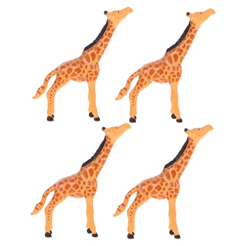 HOOTNEE 4 Stück Giraffenfiguren aus Harz für Kinder Kleiner Tierspielzeug Realistische Giraffen Dekoration Fördert Fantasie und Spiel für Jungen und Mädchen HOOTNEE 4 Stück Giraffenfiguren aus Harz für Kinder Kleiner Tierspielzeug Realistische Giraffen Dekoration Fördert Fantasie und Spiel für Jungen und Mädchen von HOOTNEE