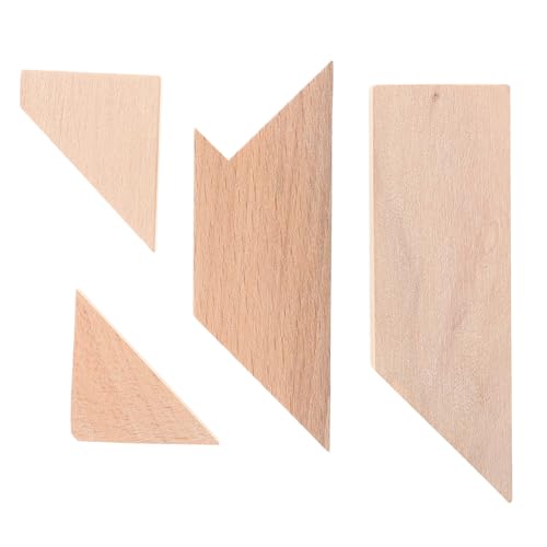 HOOTNEE 4 Stück Holzpuzzle T Form Teiliges aus Buchenholz Montessori Gehirnspiel für Kleinkinder Präzise Gefertigte Tangram mit Glatten Kanten Pädagogisches Logikspiel für Erwachsene HOOTNEE 4 Stück Holzpuzzle T Form Teiliges aus Buchenholz Montessori Gehirnspiel für Kleinkinder Präzise Gefertigte Tangram mit Glatten Kanten Pädagogisches Logikspiel für Erwachsene von HOOTNEE