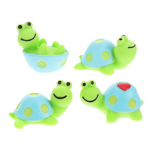 HOOTNEE 4 Stück Kleine Schildkrötendekoration Dekore Schildkrötenfigur Aus Harz Kleine Schildkrötenstatue Miniatur-tierfigur Schildkröten-autodekoration Mini Turtle Car Decor Harz Grün HOOTNEE 4 Stück Kleine Schildkrötendekoration Dekore Schildkrötenfigur Aus Harz Kleine Schildkrötenstatue Miniatur-tierfigur Schildkröten-autodekoration Mini Turtle Car Decor Harz Grün von HOOTNEE
