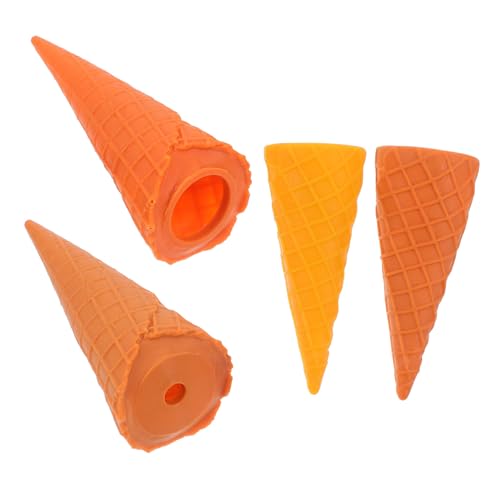 HOOTNEE 4 Stück Künstliche Eistüten Modelle für Rollenspiele und Dekoration Eiswaffeln für Kreative Spielideen und Fotorequisiten Kindersichere Gestaltung HOOTNEE 4 Stück Künstliche Eistüten Modelle für Rollenspiele und Dekoration Eiswaffeln für Kreative Spielideen und Fotorequisiten Kindersichere Gestaltung von HOOTNEE