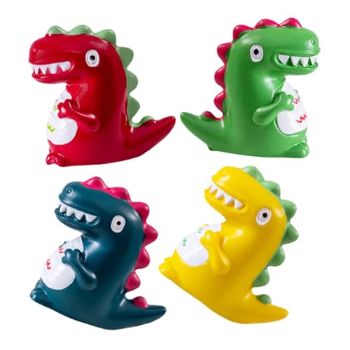 HOOTNEE 4 Stück Mini Dinosaurier Figuren aus Resin Teiliges Dekorationsset für Terrarien und Gartenlandschaften Handbemalte Lebendige Dinosaurier für Kreative Fotografie und Heimdekoration HOOTNEE 4 Stück Mini Dinosaurier Figuren aus Resin Teiliges Dekorationsset für Terrarien und Gartenlandschaften Handbemalte Lebendige Dinosaurier für Kreative Fotografie und Heimdekoration von HOOTNEE