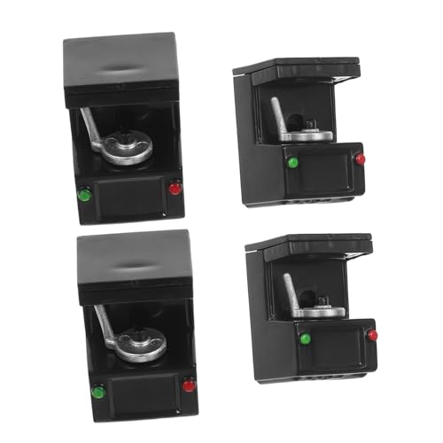 HOOTNEE 4 Stück Mini Kaffeemaschine Modell für Puppenhaus Teiliges Realistische Küchendekoration Zubehör für DIY Kaffeestuben Fördert Kreativität und Interaktion HOOTNEE 4 Stück Mini Kaffeemaschine Modell für Puppenhaus Teiliges Realistische Küchendekoration Zubehör für DIY Kaffeestuben Fördert Kreativität und Interaktion von HOOTNEE