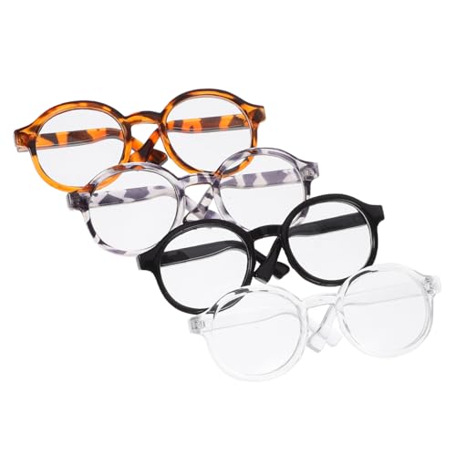 HOOTNEE 4 Stück Miniature Doll Sunglasses aus Kunststoff Stilvolle Accessoires für Puppenkostüme für Puppenhaus und Rollenspiele Fördert Kreatives und Fantasie HOOTNEE 4 Stück Miniature Doll Sunglasses aus Kunststoff Stilvolle Accessoires für Puppenkostüme für Puppenhaus und Rollenspiele Fördert Kreatives und Fantasie von HOOTNEE