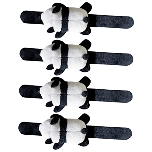 HOOTNEE 4 Stück Plüsch Panda Slap Armbänder für Weiche und Hautfreundliche Party Armbänder Mitgebsel für Feste Ostern und Klassenzimmerpreise Junge und Jungen HOOTNEE 4 Stück Plüsch Panda Slap Armbänder für Weiche und Hautfreundliche Party Armbänder Mitgebsel für Feste Ostern und Klassenzimmerpreise Junge und Jungen von HOOTNEE
