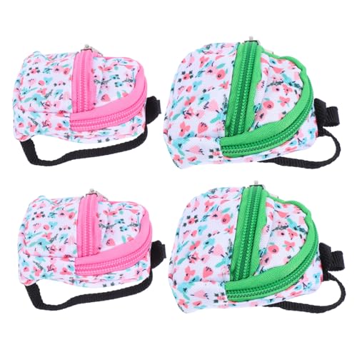 HOOTNEE 4 Stück Schulbag -Modell Süßer Puppenrucksack Puppenhausdekoration Aufbewahrungstaschen Für Puppen Sportzubehör Für Puppenstuben Mini-Handtasche Mini-rucksäcke Für Puppen Metall HOOTNEE 4 Stück Schulbag -Modell Süßer Puppenrucksack Puppenhausdekoration Aufbewahrungstaschen Für Puppen Sportzubehör Für Puppenstuben Mini-Handtasche Mini-rucksäcke Für Puppen Metall von HOOTNEE