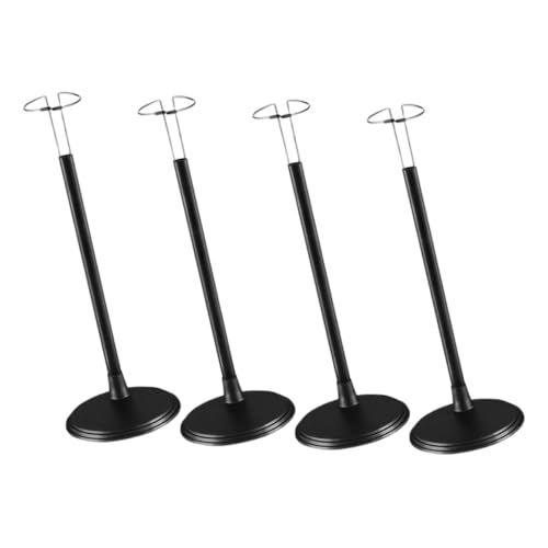HOOTNEE 4 Stück Schwarzer Puppenstützrahmen, Spielzeugaufbewahrung, Mini Displayhalter, Figuren Displayständer, Actionfigurenständer, Verstellbarer Geldbörsen Displayständer, Figuren HOOTNEE 4 Stück Schwarzer Puppenstützrahmen, Spielzeugaufbewahrung, Mini Displayhalter, Figuren Displayständer, Actionfigurenständer, Verstellbarer Geldbörsen Displayständer, Figuren von HOOTNEE