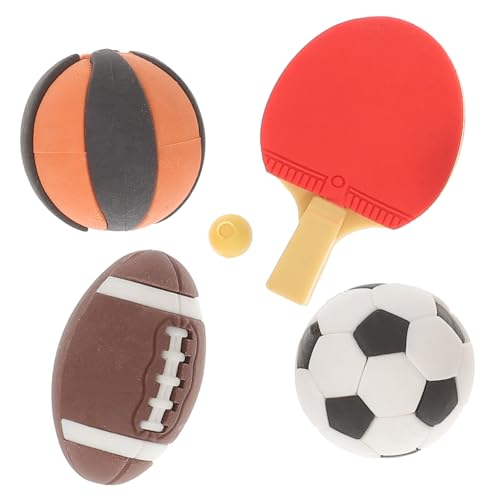 HOOTNEE 4 Stück Sport Modelle für Puppenhaus Teiliges mit Basketball Fußball Rugby und Tischtennis Mini Dekoration für Kreative Spielwelten und Fotorequisiten Zufällige HOOTNEE 4 Stück Sport Modelle für Puppenhaus Teiliges mit Basketball Fußball Rugby und Tischtennis Mini Dekoration für Kreative Spielwelten und Fotorequisiten Zufällige von HOOTNEE