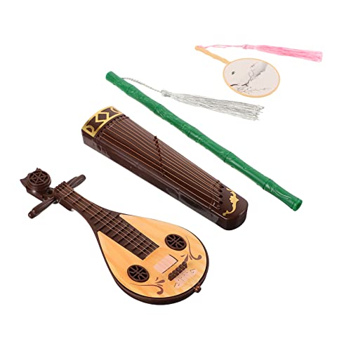 HOOTNEE 4 Stück Teiliges Kleine Antike Puppenaccessoires aus Kreative Simulation mit Flöte Guqin Guzheng und Fächer Farblich Sortierte Dekoration für Mädchen und Zufällige Zufällige Farbe HOOTNEE 4 Stück Teiliges Kleine Antike Puppenaccessoires aus Kreative Simulation mit Flöte Guqin Guzheng und Fächer Farblich Sortierte Dekoration für Mädchen und Zufällige Zufällige Farbe von HOOTNEE