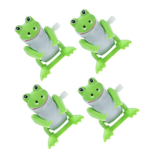 HOOTNEE 4 Stück Uhrwerk Froschspielzeug, Froschzeug, Spielzeugfrösche, Aufziehspielzeug, Kinderspielzeug, Kleinkinder Springspielzeug, Spielzeug, Froschdekorationen, Froschspiel, HOOTNEE 4 Stück Uhrwerk Froschspielzeug, Froschzeug, Spielzeugfrösche, Aufziehspielzeug, Kinderspielzeug, Kleinkinder Springspielzeug, Spielzeug, Froschdekorationen, Froschspiel, von HOOTNEE