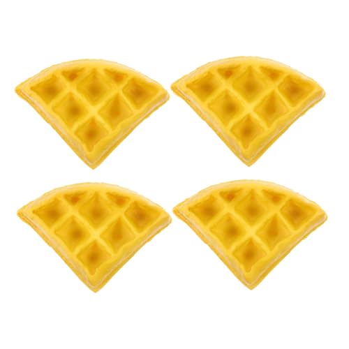 HOOTNEE 4stücke Realistische Kunstwafeln Kreative Dekoration Für Küche Partys Und Feiertage Als Fotorequisiten Verschönerung Von Veranstaltungen von HOOTNEE
