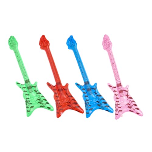 HOOTNEE 4 Teiliges Set Aufblasbare Rock Instrument Gitarre Party Dekorationen Requisitengitarre Mini Gitarre Spielzeug E Gitarre Aufblasbare Gitarre Für Kinder Aufblasbare Gitarren Für HOOTNEE 4 Teiliges Set Aufblasbare Rock Instrument Gitarre Party Dekorationen Requisitengitarre Mini Gitarre Spielzeug E Gitarre Aufblasbare Gitarre Für Kinder Aufblasbare Gitarren Für von HOOTNEE