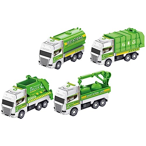 HOOTNEE 4Stücke Teiliges Müllwagen für Lastwagen Modelle für Jungen und Hand Augen Koordination und Kreatives für Jährige und Älter Zufällige Designs HOOTNEE 4Stücke Teiliges Müllwagen für Lastwagen Modelle für Jungen und Hand Augen Koordination und Kreatives für Jährige und Älter Zufällige Designs von HOOTNEE