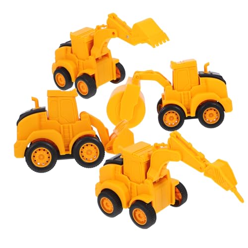 HOOTNEE 4er Set Baustellenfahrzeuge Lustige Modellautos Für Baufahrzeug Bagger Und Kipper Robustes Für Jungen Und ädchen Geschenkidee Für Kleine Baustellen Fans HOOTNEE 4er Set Baustellenfahrzeuge Lustige Modellautos Für Baufahrzeug Bagger Und Kipper Robustes Für Jungen Und ädchen Geschenkidee Für Kleine Baustellen Fans von HOOTNEE