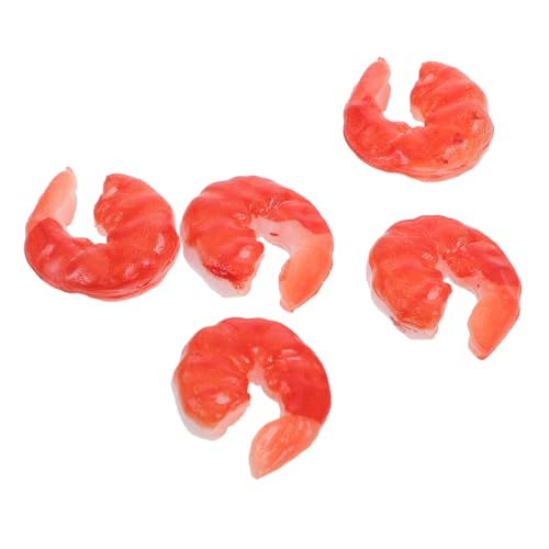 HOOTNEE 5 Stück Garnelen Modell, Requisiten Für Die Präsentation Von Lebensmitteln, Realistische Meeresfrüchte, Plastikgarnelen, Künstliche Lebensmittel Requisiten, Garnelenfiguren, HOOTNEE 5 Stück Garnelen Modell, Requisiten Für Die Präsentation Von Lebensmitteln, Realistische Meeresfrüchte, Plastikgarnelen, Künstliche Lebensmittel Requisiten, Garnelenfiguren, von HOOTNEE